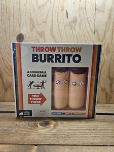 Lancio Lancio Burrito Gioco di Carte di Exploding Kittens Dodgeball Nuovo e Sigillato - Foto 1 di 3