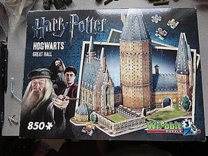 Harry Potter 3D Puzzle von Hogwarts Große Halle 850 Teile vollständig - Bild 1 von 2