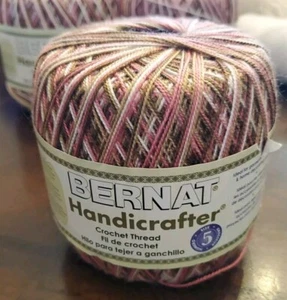 BERNAT Handicrafter Crochet THREAD Acrylic Yarn 2.8oz Sz 5 Cake 33204 Lace 0 - Picture 1 of 4
