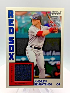 2019 Topps - 1984 Topps Baseball Relics #84R-ABE Andrew Benintendi (MEM) - Picture 1 of 2