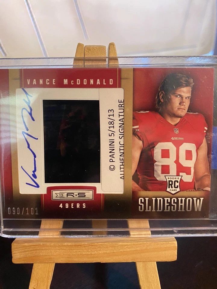 2013 Panini Rookies & Stars SlideShow /101 #39 Vance McDonald Auto RC - Image 1 of 1