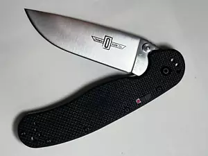 Ontario Knife Company OKC Rat 1A Model 8870 AUS 8 Taiwan Assist Open G-10 Knife - Picture 1 of 15