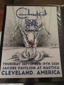 Clutch Band Konzert Poster Cleveland 19. September 2024 Derek Hess 27/150 - Bild 1 von 5
