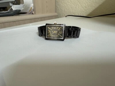 女士 Swiss Legend Bella 黑色陶瓷 10034D 钻石表圈手表 — 第 1/4 张图片