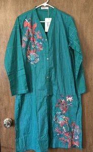 Ideas Pret Kurti By Gul Ahmed Size Large With Embroidery - Picture 1 of 6