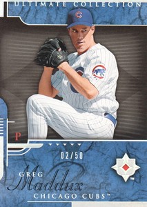 2005 Upper Deck Ultimate Collection Baseball Silver #36 Greg Maddux 02/50