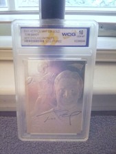 2005 Merrick Mint 23kt. Gold Tom Brady/Sculptured