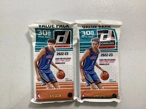 2022-23 Donruss Basketball 30 Card Value Pack  x2 Holo Pink Chet Holmgren - Picture 1 of 2