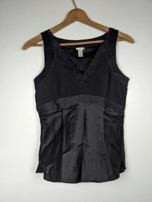 Y2K Старая Темно-Синяя Кукла Майка Средний Бисер Шелк Причудливый Колдовской Готический Шелк - Изображение 1 из 4