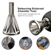 HOT Stainless Steel Deburring External Chamfer Tool Burr Silver Drill Bit Remove