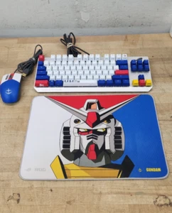 Asus ROG Strix Scope TKL GUNDAM EDITION Mechanical Keyboard/Mouse/Mouse Pad - Picture 1 of 14