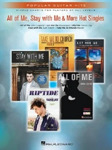 All Of Me Stay With Me Let Her Go & More Songbook libro di successi per chitarra popolare NUOVO! - Foto 1 di 1