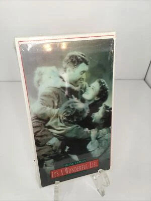 It's A Wonderful Life VHS - NEW and SEALED RARE HOLOGRAM COVER ! - Image 1 of 3