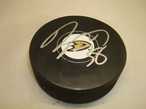 Derek Grant Signed Anaheim Ducks Hockey Puck Autographed 1A - Picture 1 of 2