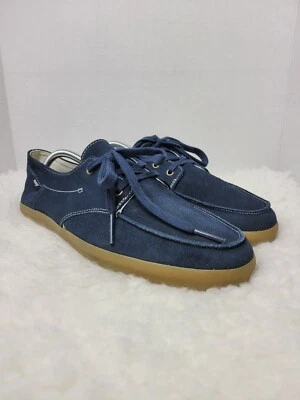 Reef Boat Shoes Men's Size 11 Blue Canvas Sneakers - Image 1 of 4