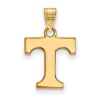 Pendentif logo lettre de l'école des bénévoles en or jaune 14 carats de l'Université du Tennessee