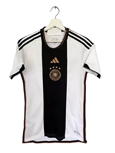 Germany 2023 Home Soccer Jersey Adidas HJ9606 Mens XS Slim Fit White - Picture 1 of 9