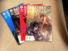 Ron Marz / BATMAN / TARZAN CLAWS OF THE CAT WOMAN #1-4 COMPLETE SET 1999