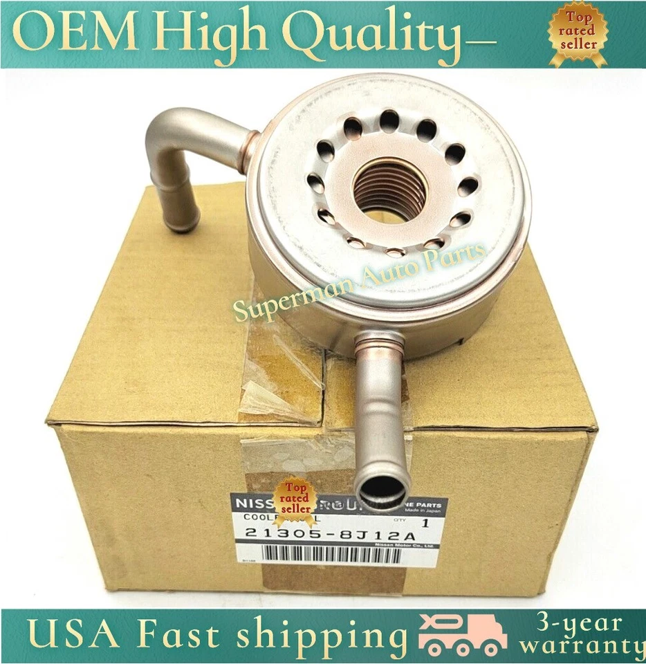 Nuevo enfriador de aceite de motor OEM para Nissan Altima Máxima Murano Quest INFINITI I30 I35 Foto 1 de 4