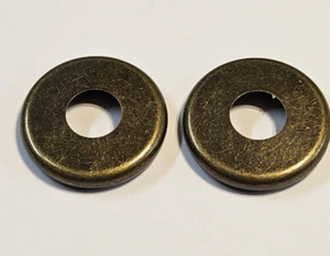 SET OF 2 ANTIQUE FINISH 1" CHECK RINGS LAMP PART NEW 54758J - Picture 1 of 4