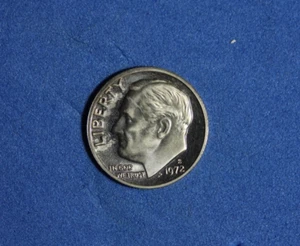 1972-S ROOSEVELT SILVER ONE DIME #P29172 - Picture 1 of 2