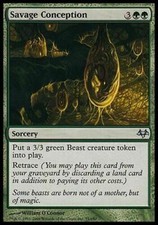 4 Savage Conception - LP - Eventide - mtg - 4x x4