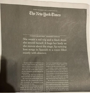 The New York Time SPECIAL SECTION Sonntag 6. Dezember 2020 NUR Sonderabschnitt - Bild 1 von 12