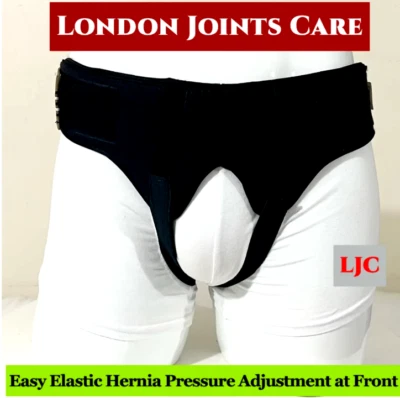 Hernia Support Belt Reducible Inguinal Truss Brace Removable pads Breathable UK - Image 1 of 4