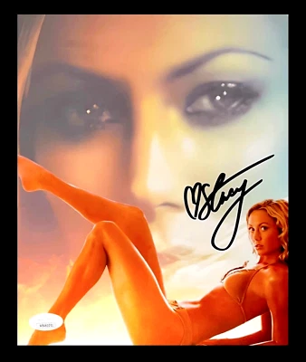 FOTO METÁLICA AUTOGRAFIADA 8X10 FIRMADA POR STACY KEIBLER DE WWE CON CERTIFICADO DE AUTENTICIDAD JSA 6 Foto 1 de 2