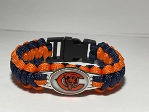 Pulsera Chicago Bears NFL Paracord NUEVA - Imagen 1 de 2