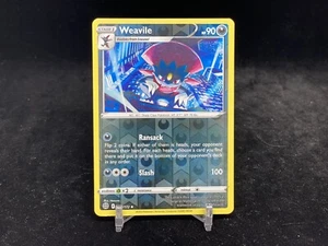 POKEMON TCG: BRILLIANT STARS WEAVILE 087/172 REVERSE HOLO POKEMON CARD - Picture 1 of 2