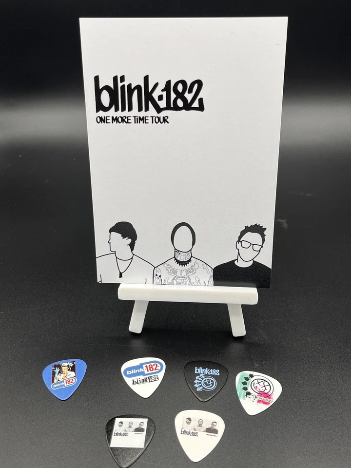 6 x BLINK 182 GUITAR PLECTRUM 0.71MM EMO PUNK TRAVIS BARKER TOM DELONGE MARK