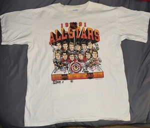 1991 Salem NHL All-Stars caricature shirt (SIZE XL) - Picture 1 of 4