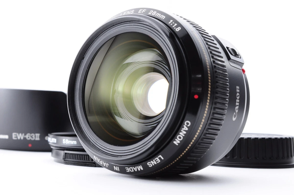 Canon f/1.8 28mm Focal Camera Lenses for sale | eBay