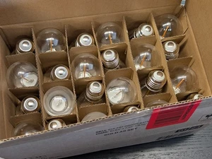 S14 Edison Light Bulbs LED 1W E26 Base LED Filament Clear Outdoor Sunco 24 Pack - Picture 1 of 4