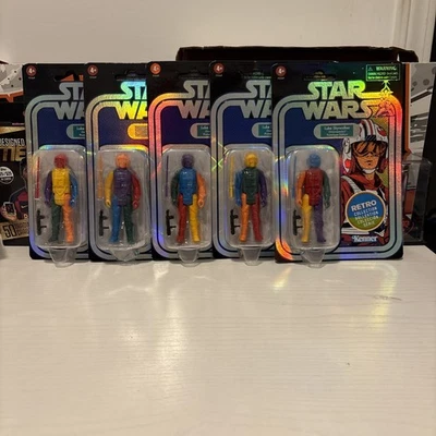 Lote de 5 Star Wars Coleção Retrô Luke Skywalker Snowspeeder Protótipo NOVO - Imagem 1 de 4