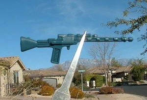 SCHÖNES REPRRO/Cust Vintage 1980 Stil 3"IG88 Droidengewehr Waffe Star War ESB IG-88 - Bild 1 von 1