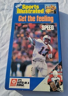 Sports Illustrated Get the Feeling: Vol. 1 Speed VHS 1987 NFL Films Dan Marino - Image 1 of 4
