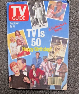 TV GUIDE 1989 May 6-12 ~ TV Is 50 / Happy Birthday Special Collector's Issue - Picture 1 of 13