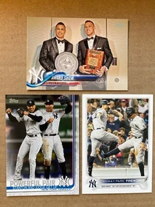 Aaron Judge & Giancarlo Stanton (3) - 2018 2019 2022 Topps #389 444 399 Yankees - Bild 1 von 1