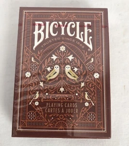 Bicycle Brown Aviary Owl Playing Cards Deck 2021 Special Edition Sealed - Picture 1 of 8