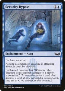 Magic the Gathering (mtg): SNC: Security Bypass (x 4) - Picture 1 of 1