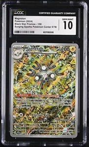 Magneton #159 Surging Sparks Pokemon Center ETB EN 2024 IR Promo CGC 10 Gem Mint - Picture 1 of 2