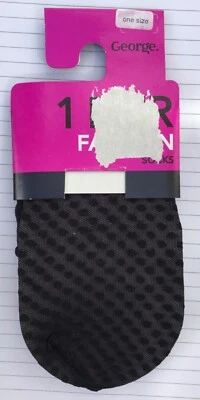 Calcetines negros para niñas con manchas doradas y calcetines de tobillo con brillo en la parte superior Foto 1 de 2