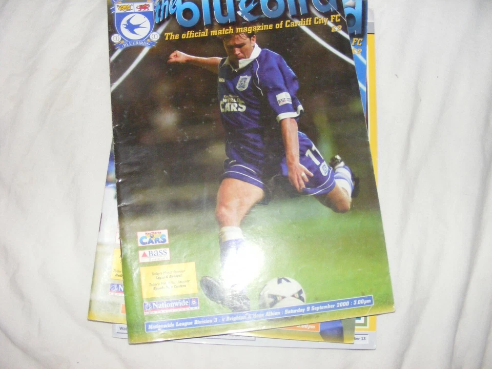 2000 2001 Cardiff City V Brighton  - Image 1 of 1
