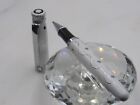 GORGEOUS GREAT WRITERS LUXURY SERIES WHITE/SILVER ROLLER BALL PEN