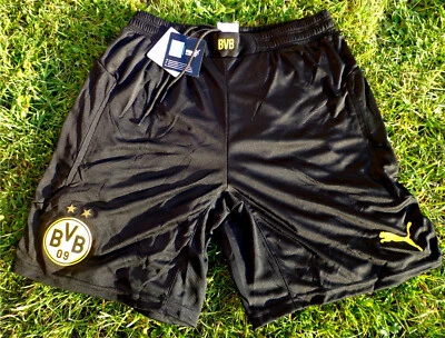 Borussia Dortmund Short kurze Hose PUMA für Herren Men BVB schwarz Fussball