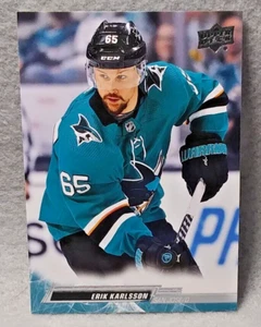 Erik Karlsson, 2022-23 Upper Deck Series 1 Base #146 - San Jose Sharks - Picture 1 of 2