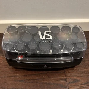 Sassoon Heated Hair Rollers Set – Hot Curlers with Clips & Case - Picture 1 of 8