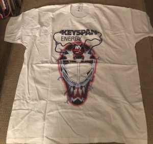 Vintage NHL New York Islanders White Keyspan Energy T-Shirt XL - NEW never Worn - Picture 1 of 1